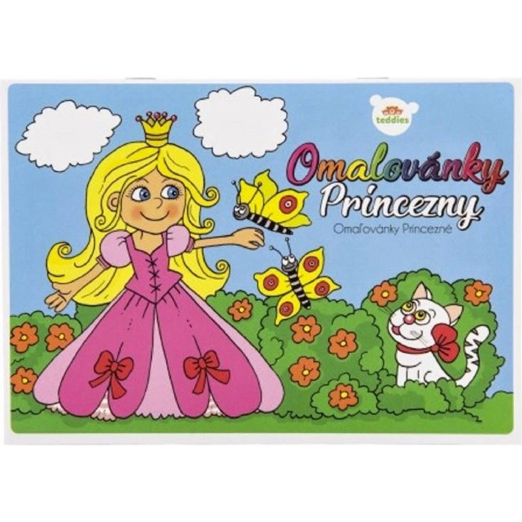 Princezny - omalovánka