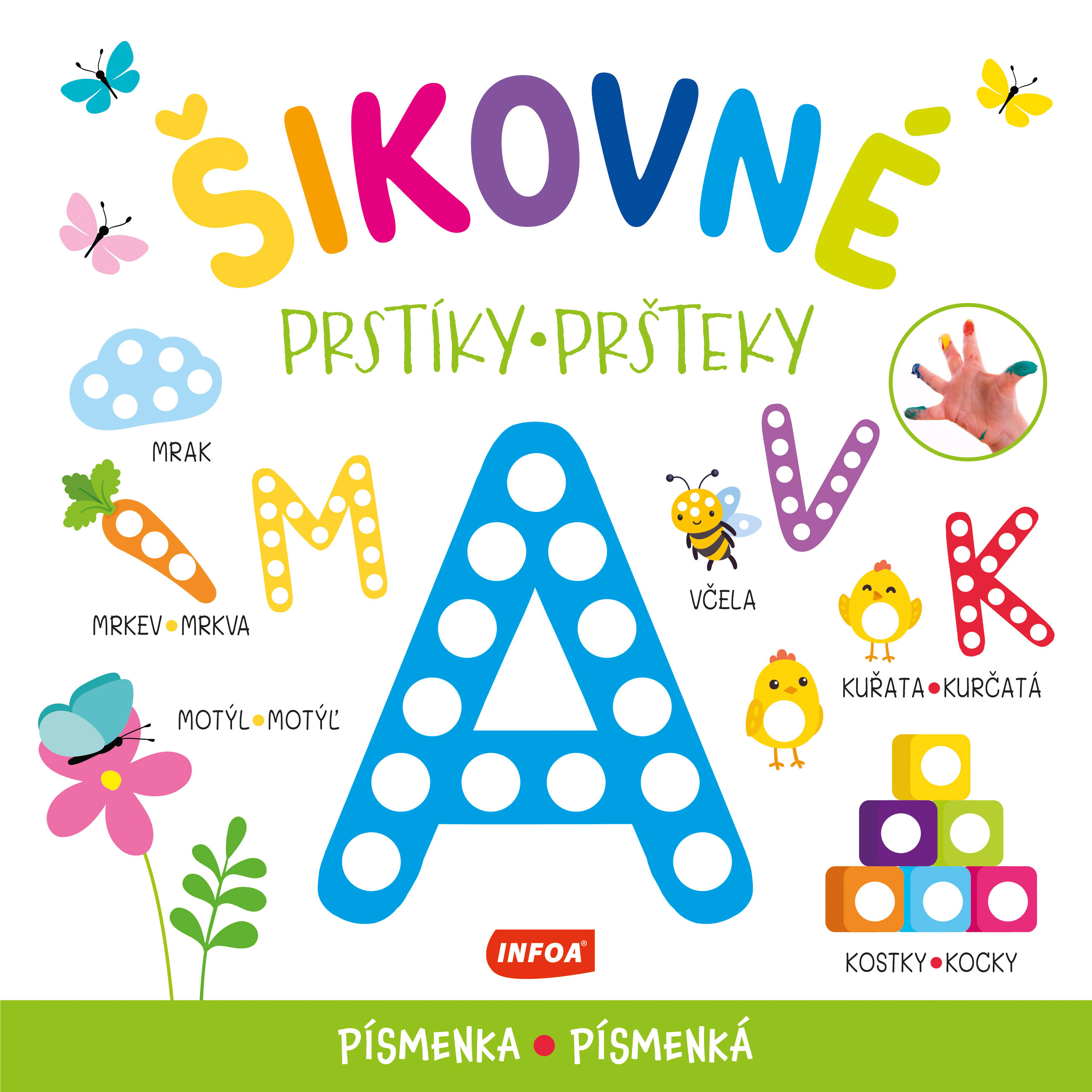 Šikovné prstíky / šikovné pršteky - Písmenka / Písmenká
